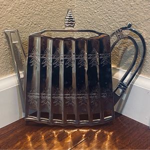 Vintage 1992 Godinger Silver Plated Teapot Trivet